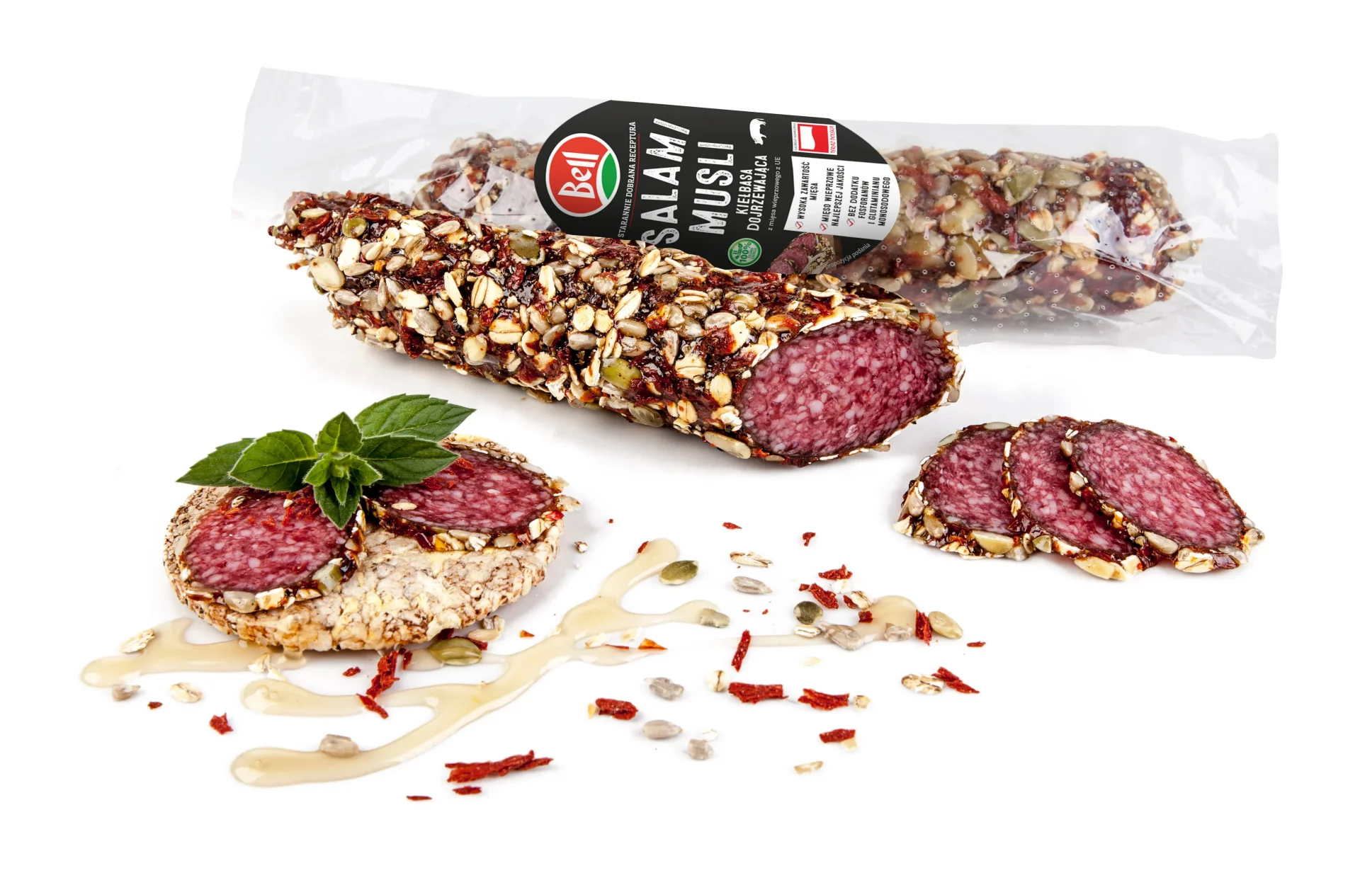 Salami musli 250 g and Salami meksykańskie 250 g
