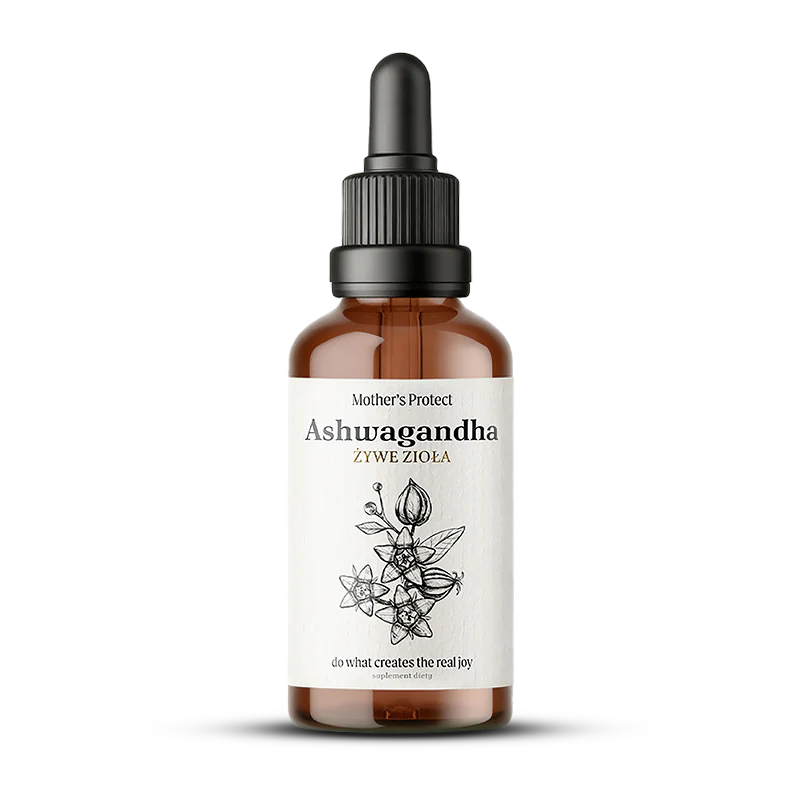 Ahwagandha żywe zioła suplement diety, 50 ml