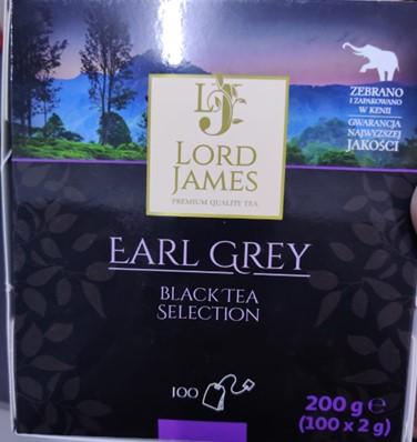Herbata Czarna Earl Grey ,,LORD JAMES” Premium Quality Tea – Dino