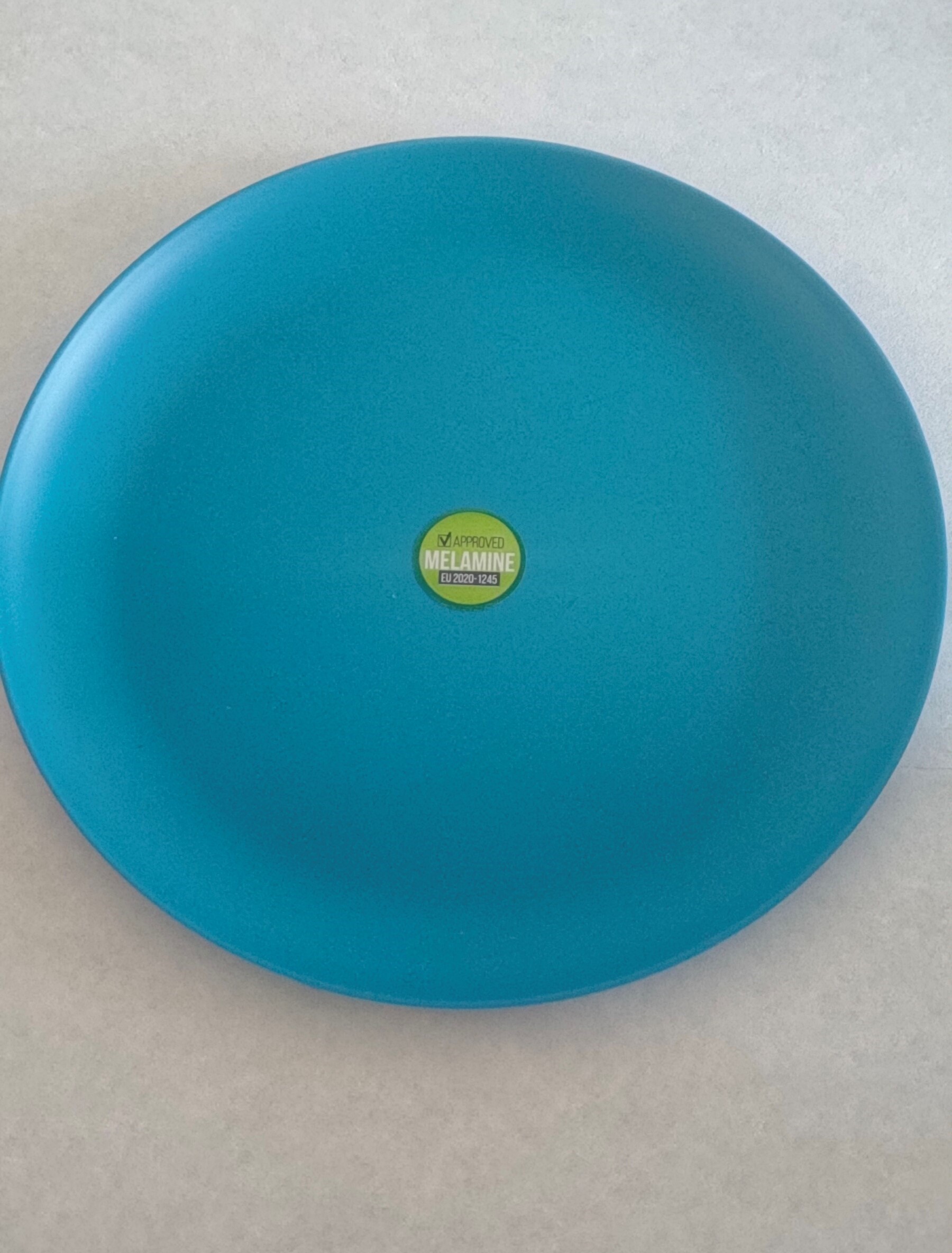 Talerz z melaminy kolor niebieski – Action