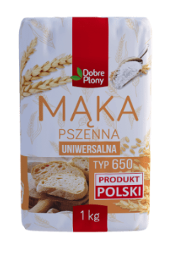 MĄKA PSZENNA UNIWERSALNA TYP 650, 1 KG, Dobre plony – Aldi