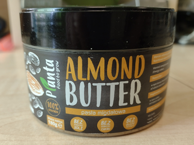 ALMOND BUTTER pasta migdałowa Planta, 180 g – Rossmann