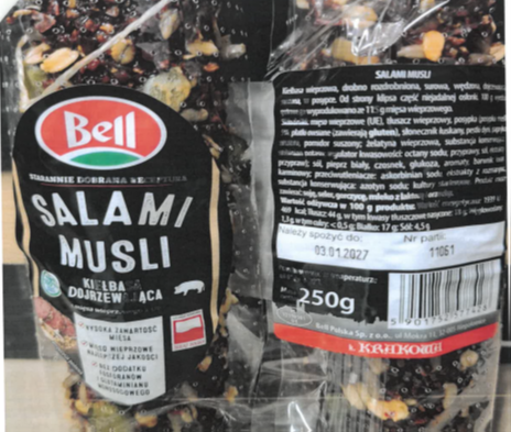 Salami musli 250 g
