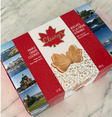 Kremowe ciasteczka klonowe z oryginalnym, kanadyjskim syropem klonowym, 400 g – wycofany produkt