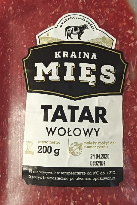 Tatar wołowy Kraina Mięs, 200 g