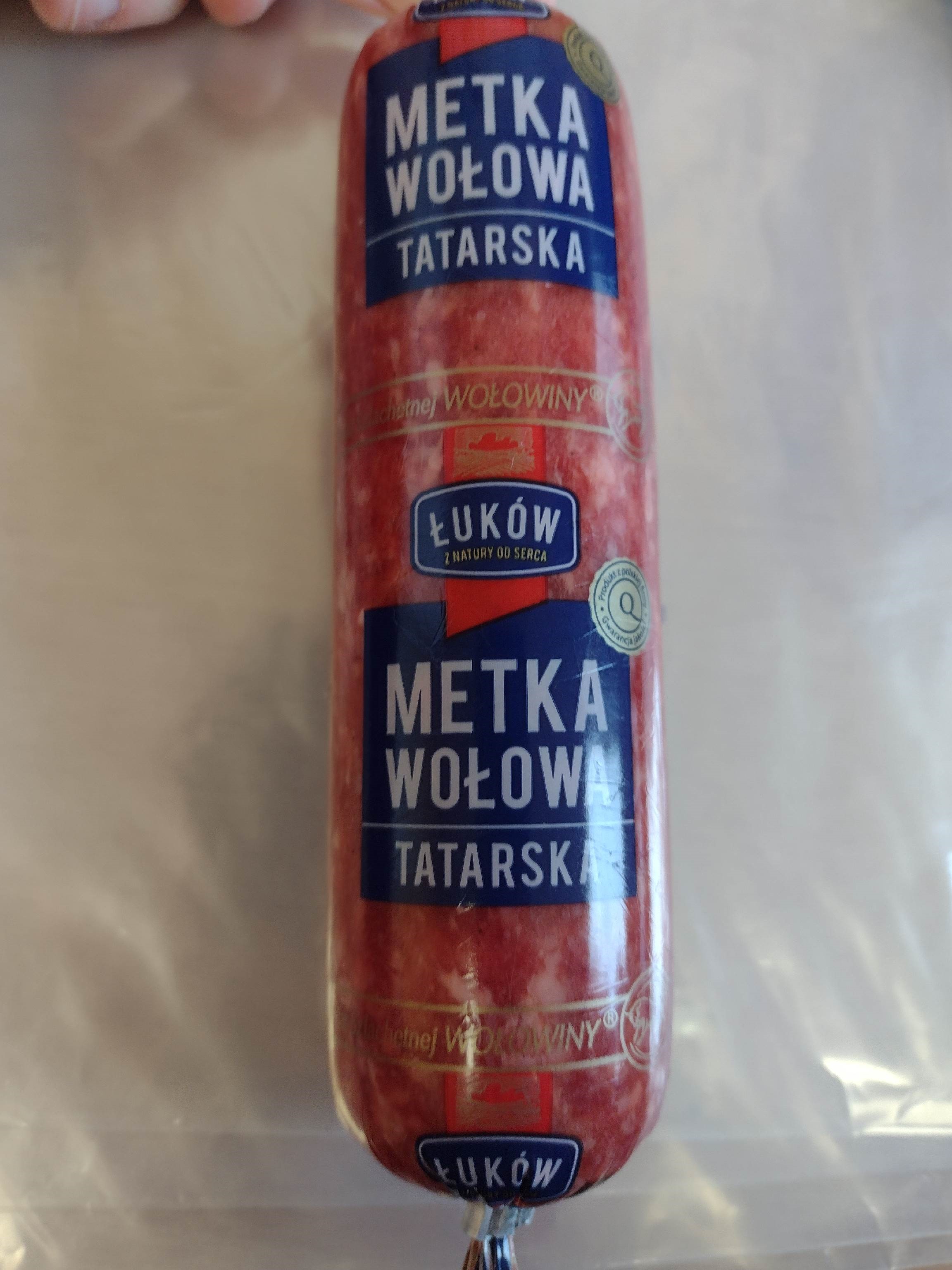 Kiełbasa surowa Metka wołowa Tatarska 200 g – Salmonella