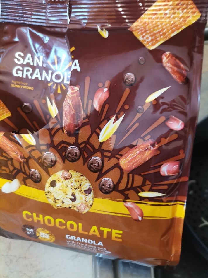 San Granola czekoladowa z daktylami, 300 g – wycofany produkt