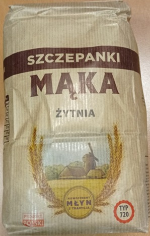 Szczepanki Mąka żytnia typ 720, masa netto 1kg – Netto
