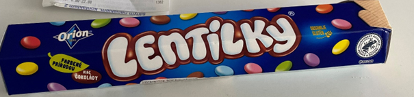 Orion – Lentilky czekoladowe drażetki 130 g – wycofany produkt