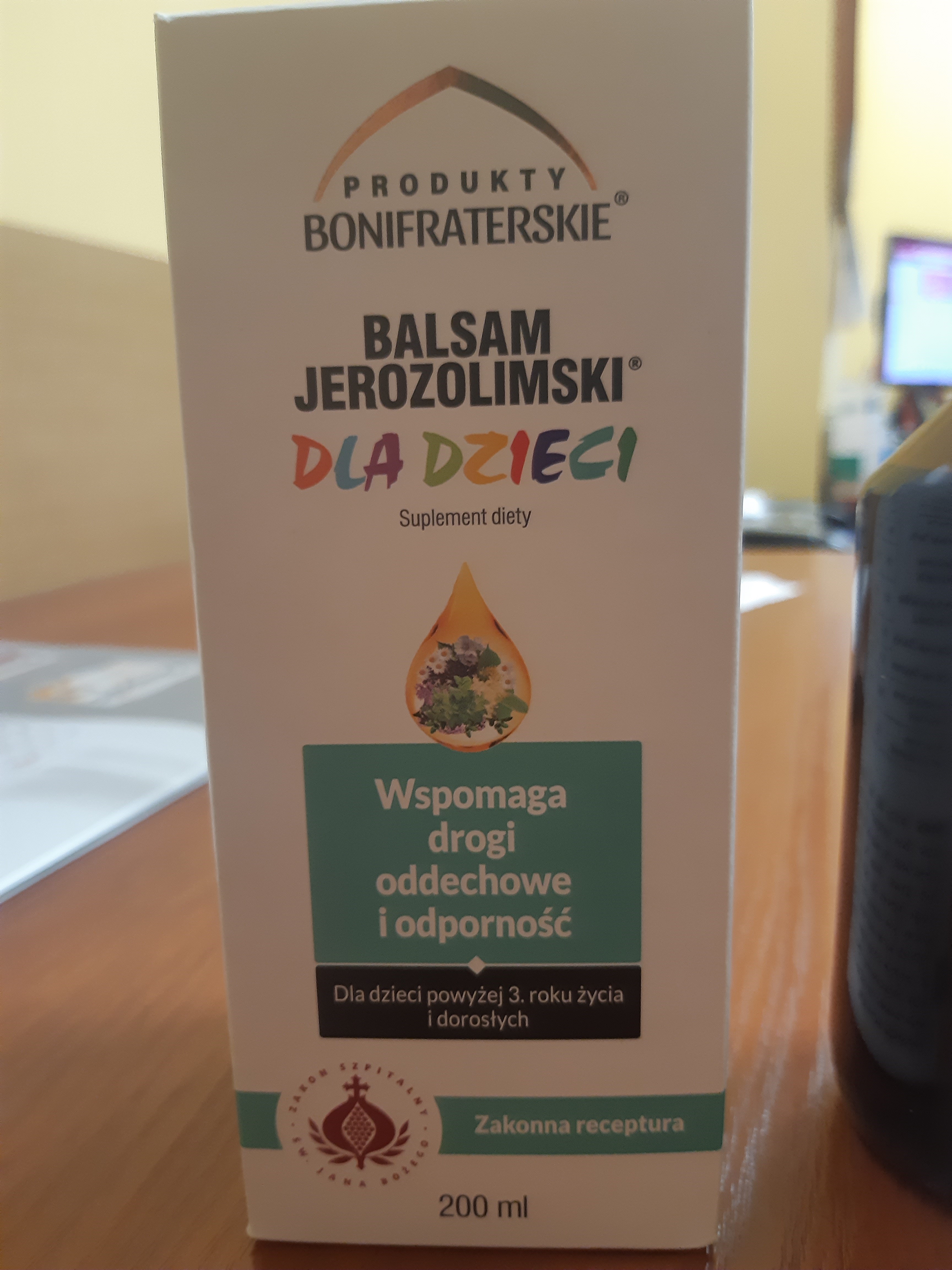 Balsam Jerozolimski dla dzieci – wycofany produkt