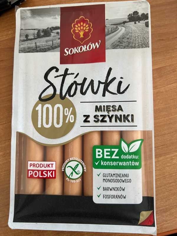Parówki z szynki „Stówki” 100%, 200 g, Sokołów – Alergeny