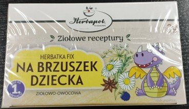 Herbatka fix na brzuszek dziecka ziołowo-owocowa już po 1. miesiącu życia
