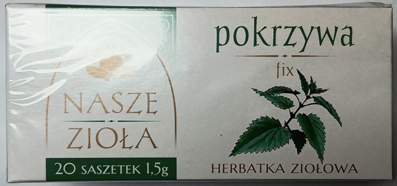 pokrzywa fix Herbatka ziołowa, Nasze Zioła, 30 g – wycofany produkt