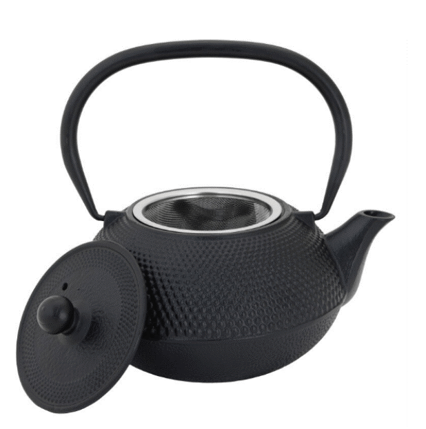 Crofton Czajnik żeliwny z sitkiem okrągły czarny, 0,8 l – Aldi