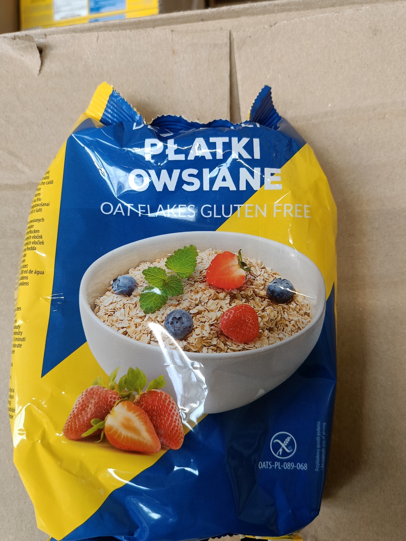 Płatki owsiane bezglutenowe 300 g – wycofany produkt