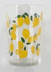 Szklanka z motywem cytryn 220 ml