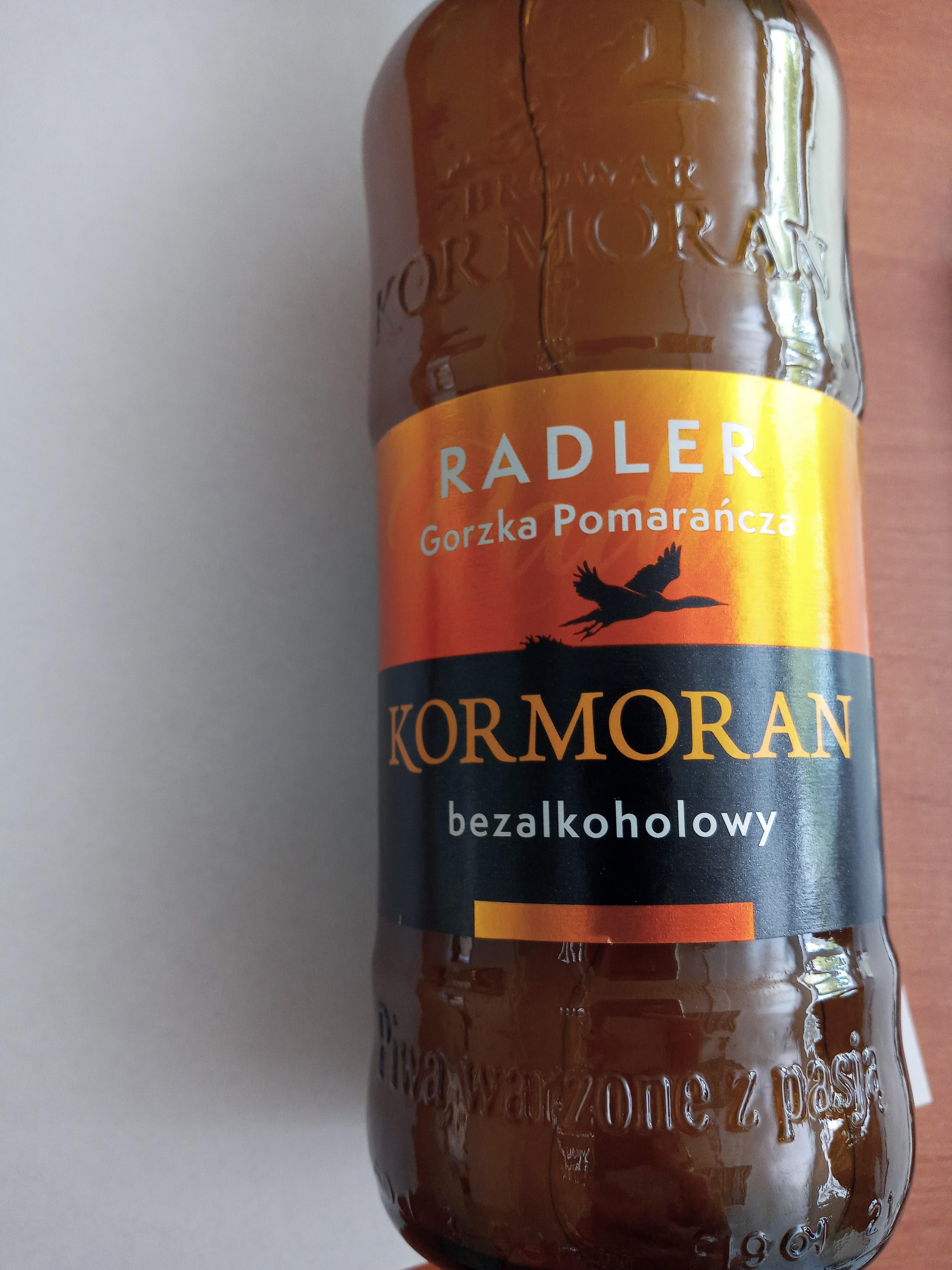 Kormoran Radler Gorzka Pomarańcza bezalkoholowy napój piwny 500 ml – wycofany produkt