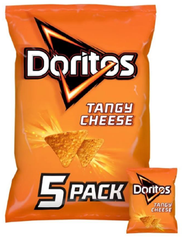 DORITOS Chipsy Serowe, 5 x 30 g – Alergeny
