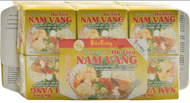 Bouillon cube Hu Tieu Nam Vang, 75g – Alergeny