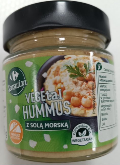 Carrefour Sensation Vegetal Hummus with sea salt