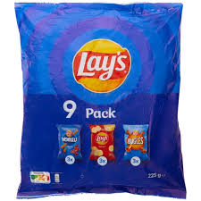 Chipsy ziemniaczane Lay's Multipack 9-pack – Action