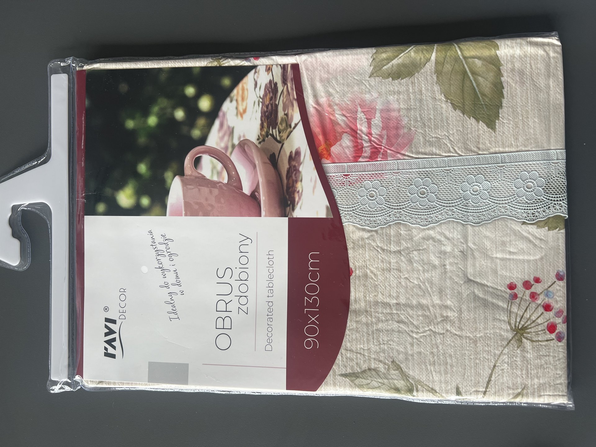 Obrus PVC "RAVI DECOR" 90x130 cm