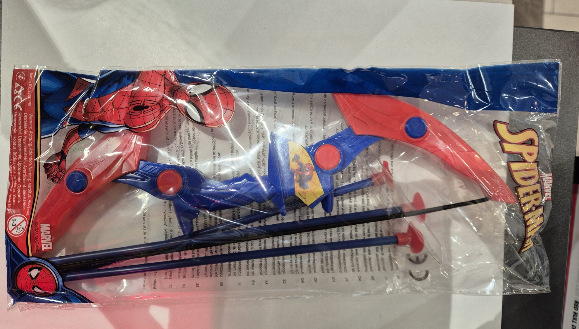 Zestaw zabawkowy łuk i strzały Spider Man