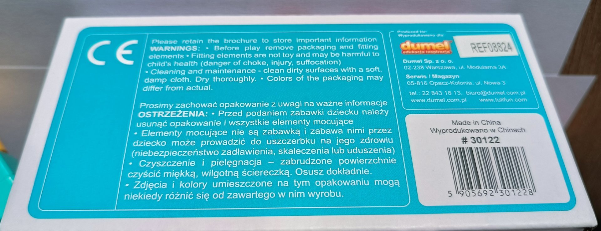Komunikat: Tulifun plastikowa zabawka sensoryczna
