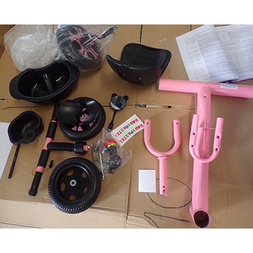 Trójkołowy rower dziecięcy (różowy/niebieski) – wycofany produkt