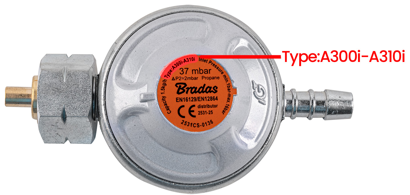 Reduktor gazu 37 mbar BRADAS – wycofany produkt