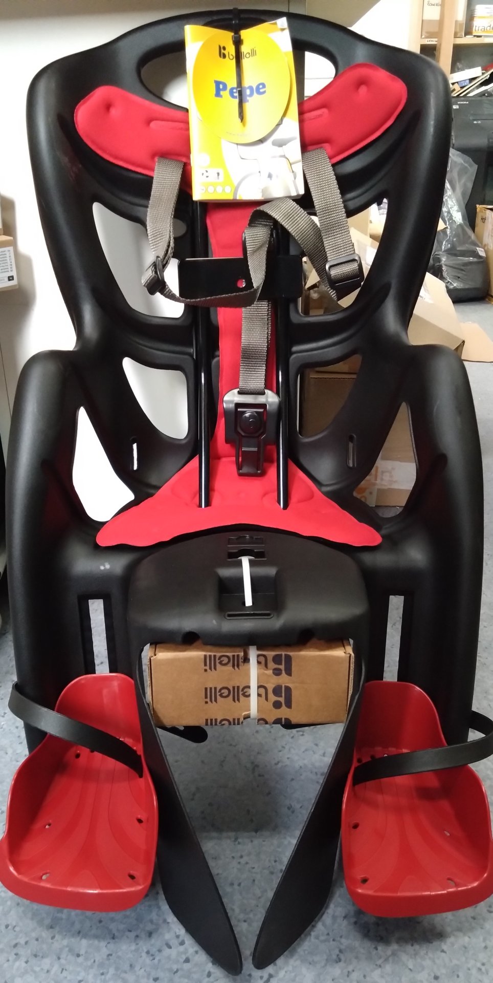 Alert: Bellelli rear bicycle child seat
