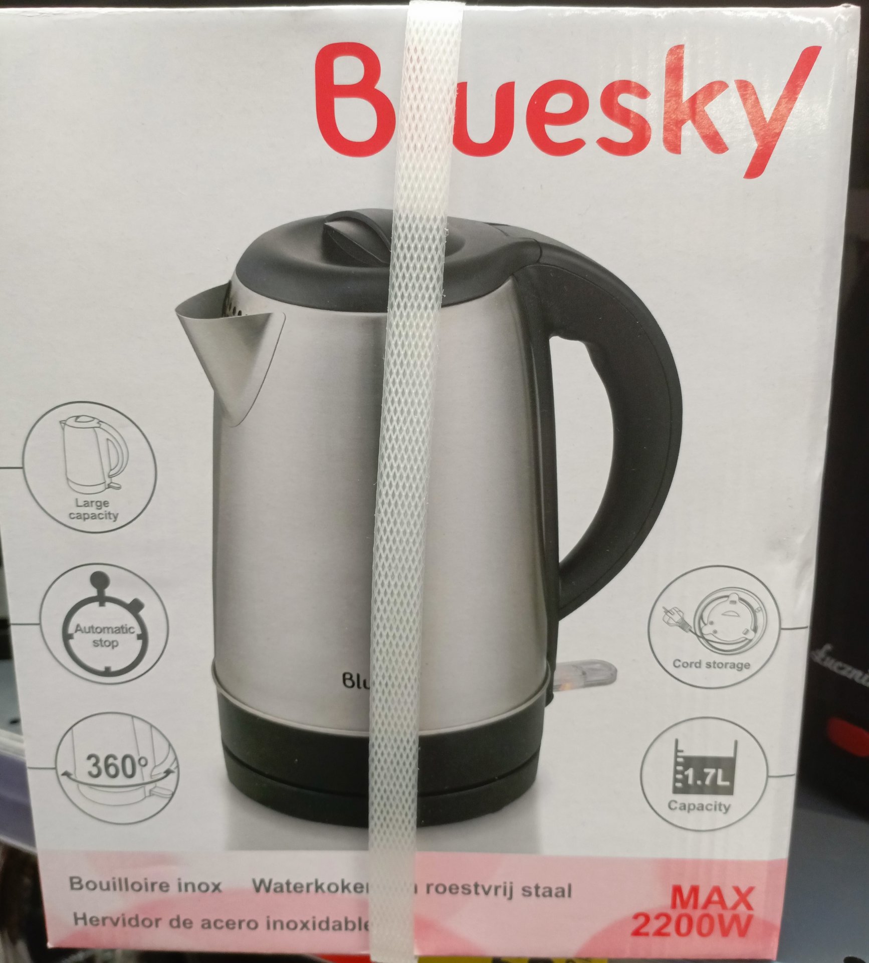 Czajnik elektryczny 1,7 l Bluesky