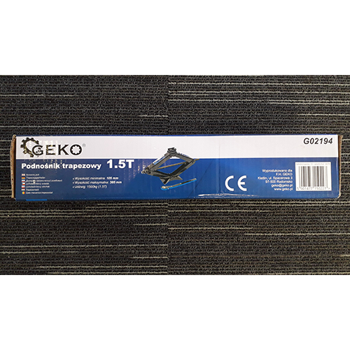 Podnośnik nożycowy 1500 kg (Geko) – wycofany produkt