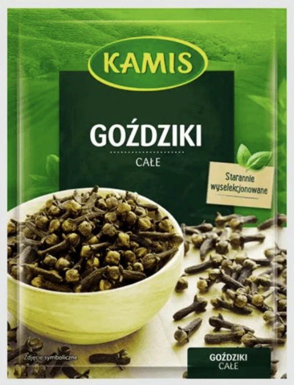 Goździki całe 8 g Kamis – Pestycydy