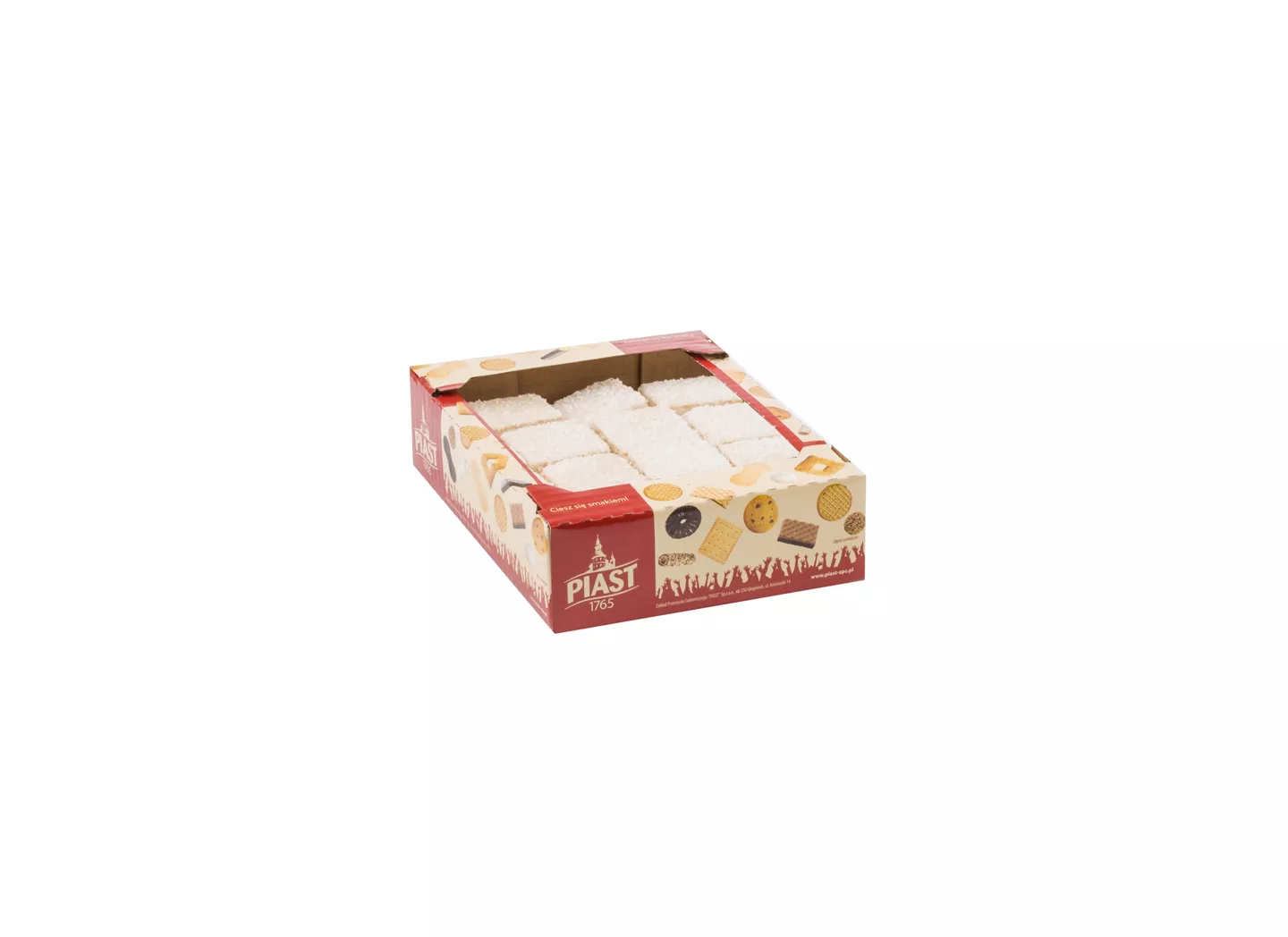 Wafle oblewane z kokosem 450g