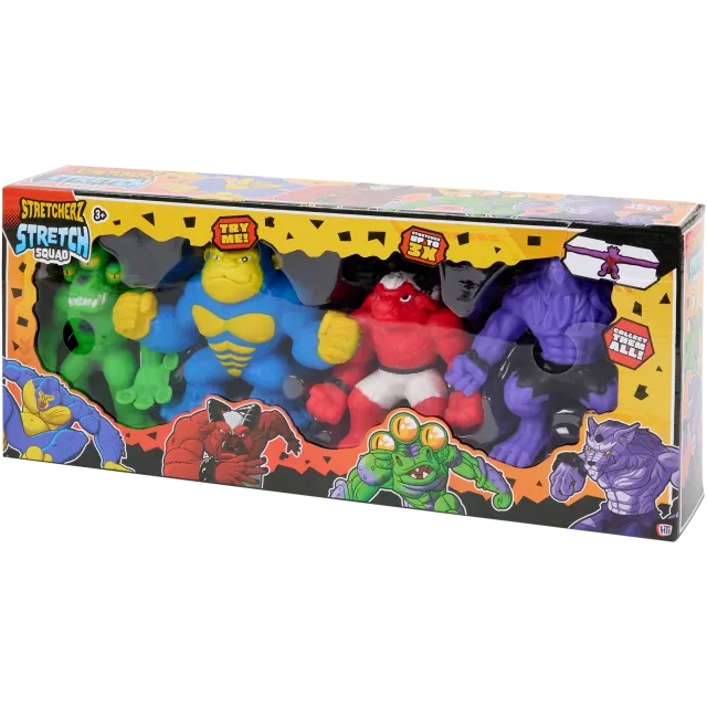 Stretch Squad stretch figures | Stretch Squad figures 4 pcs