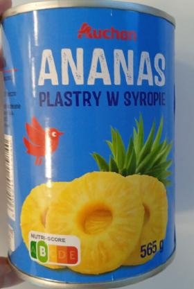Pineapple slices in syrup 565g/340g