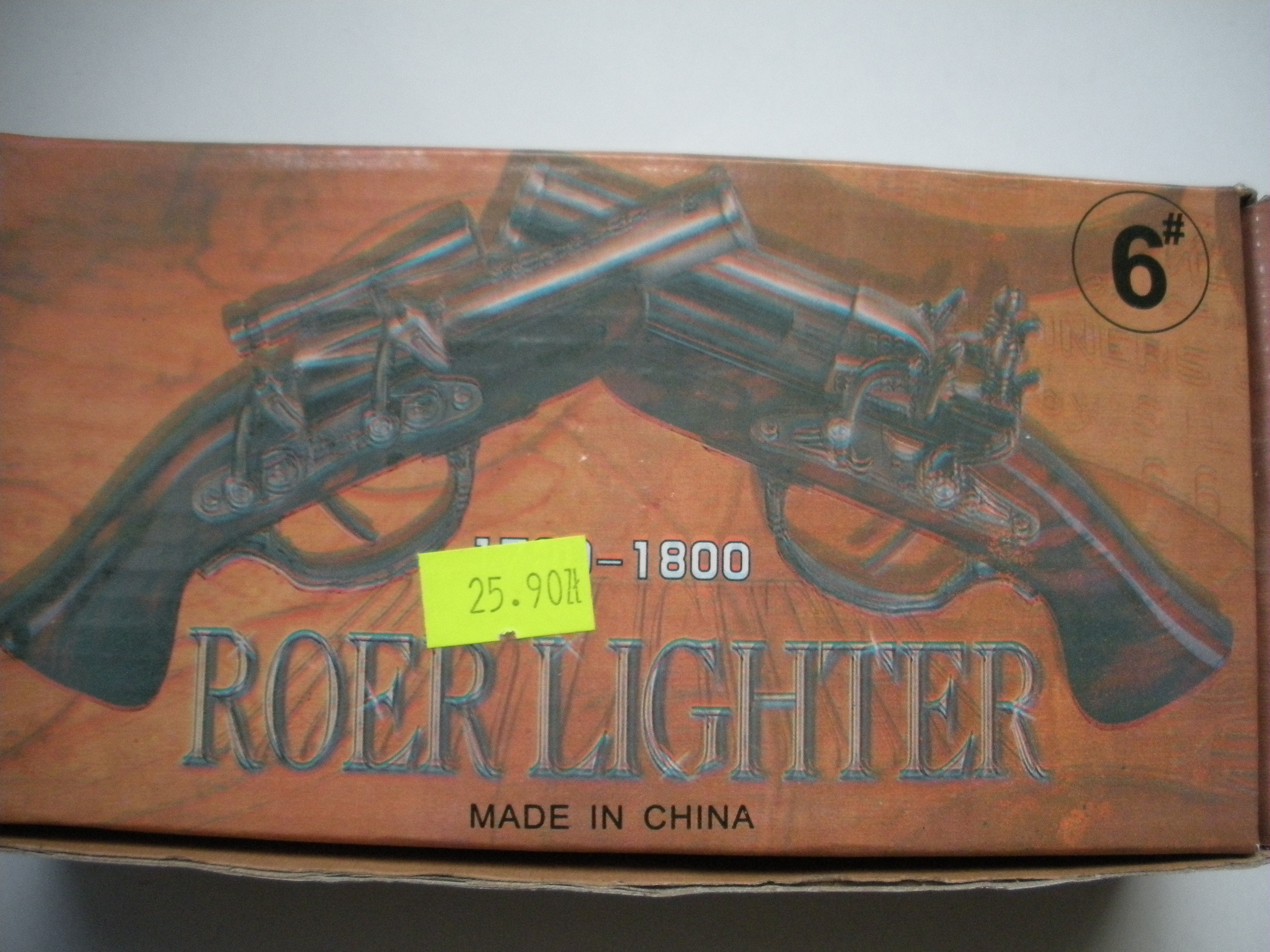 Zapalniczka "Roer Lighter 1800" – wycofany produkt