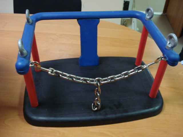 Siedzisko kubełkowe z łańcuszkiem, art. nr 810213S -huśtawka – wycofany produkt