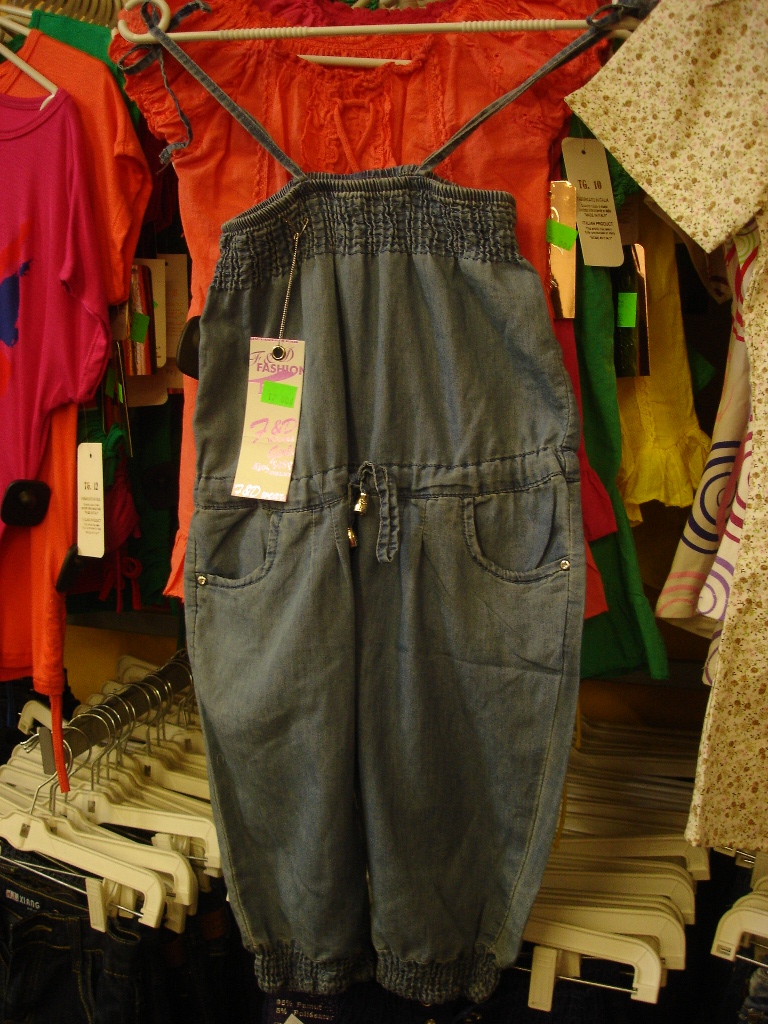 spodnie jeans dziewczęce na ramiączkach style no. DY-1242 – wycofany produkt