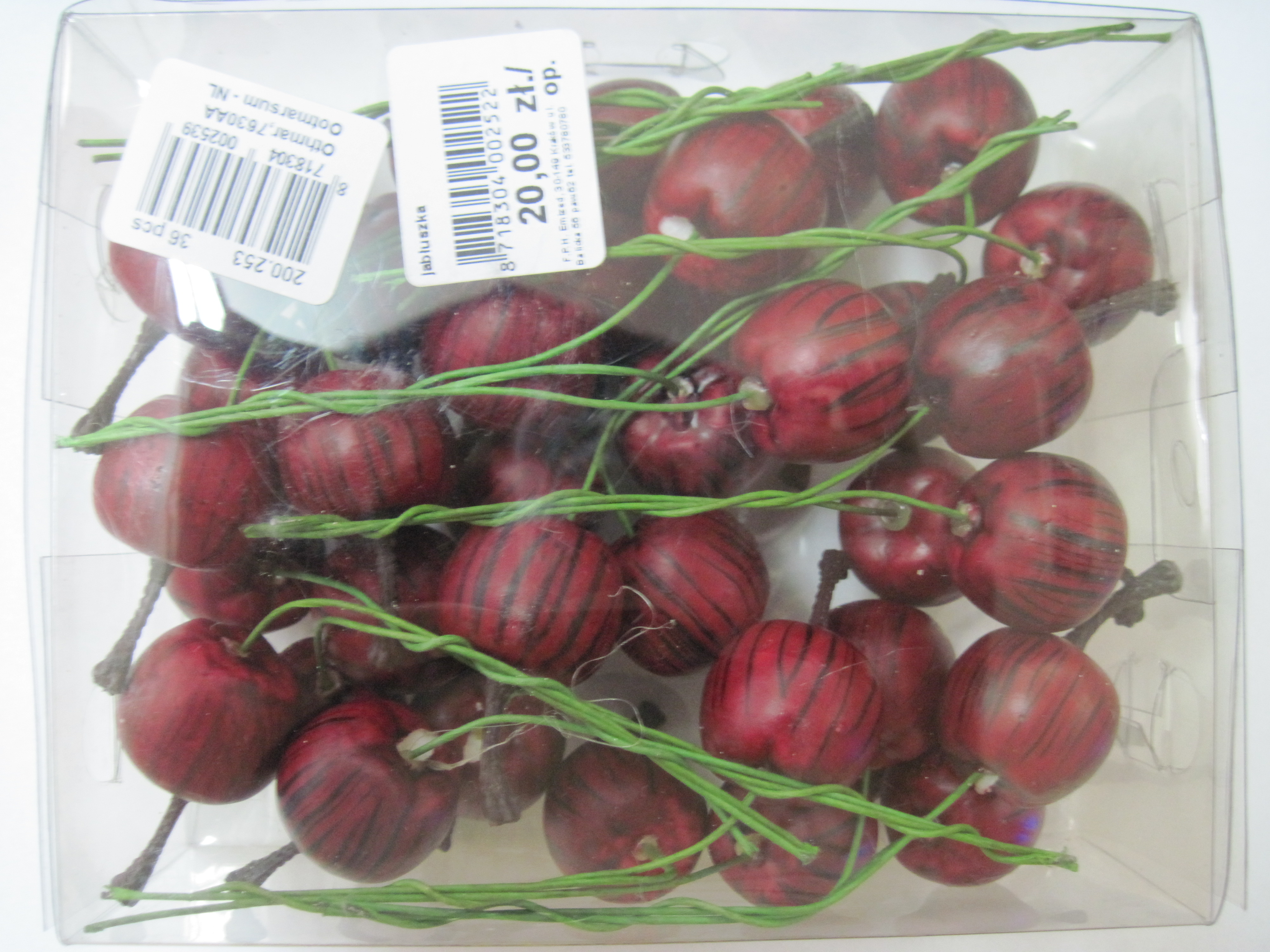 Produkt dekoracyjny "jabłuszka" – wycofany produkt