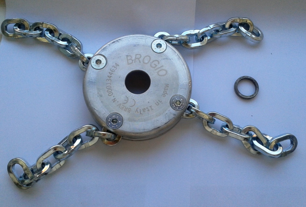 Nóż bijakowy do ręcznych kos do zarośli Brogitalia Brogio 4 – Metale ciężkie