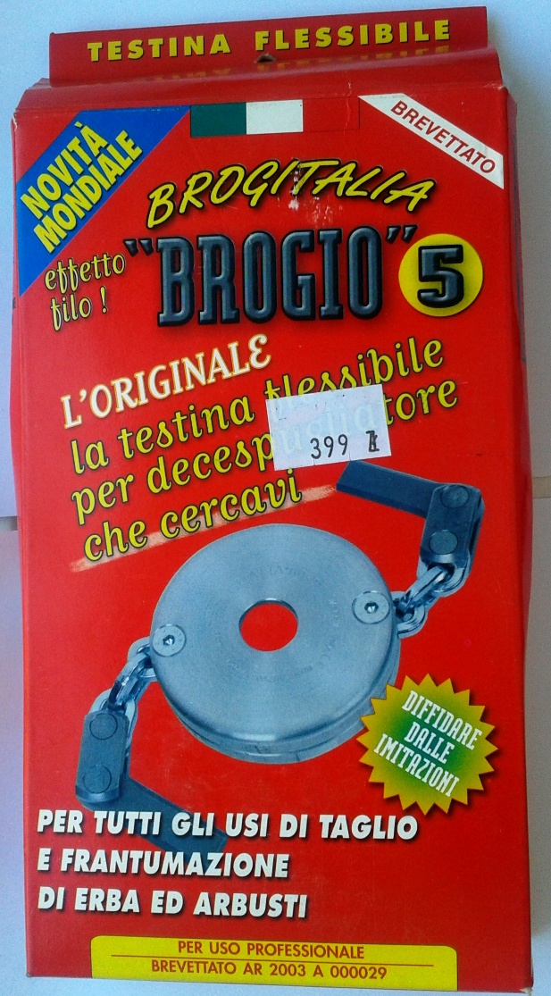 Nóż bijakowy do ręcznych kos do zarośli Brogitalia Brogio 5 – Metale ciężkie
