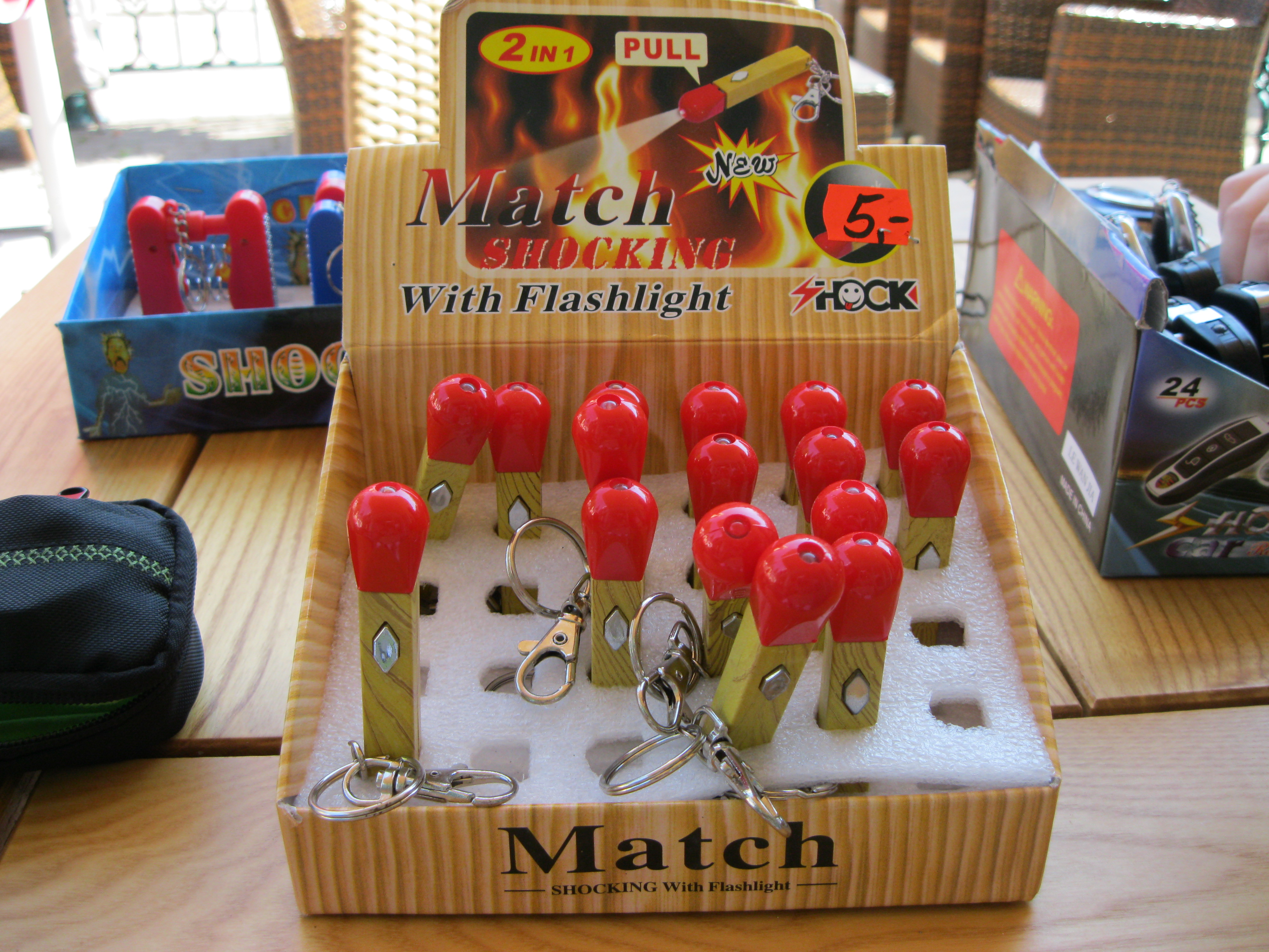 Produkt rażący prądem "Match SHOCKING With Flashlight" – wycofany produkt