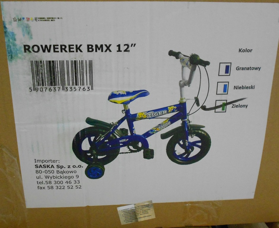 Rower BMX 12" (kod EAN 5907637335763) – wycofany produkt